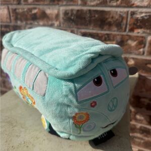 Vintage Disney Cars Fillmore Plush Toy Disney Store Hippie Van VW Bus